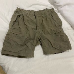EUC M North face shorts the north face khaki color